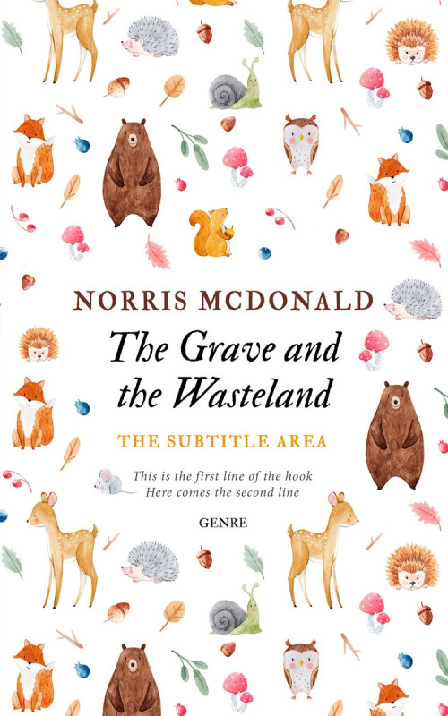 Pre Made Book Cover Bone