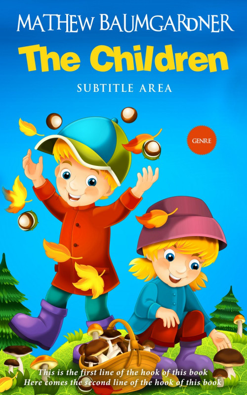 Pre Made Book Cover Cerulean