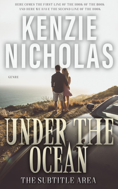 Pre Made Book Cover Taupe