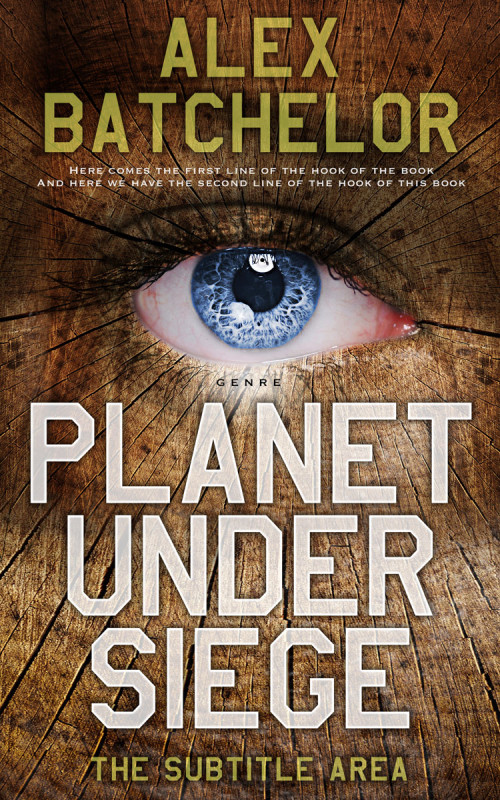 Pre Made Book Cover Metallic Bronze