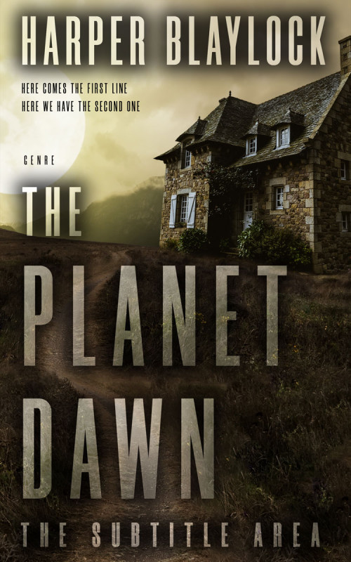 Pre Made Book Cover Chino