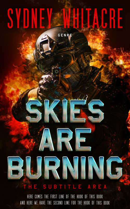 Pre Made Book Cover Fuzzy Wuzzy Brown