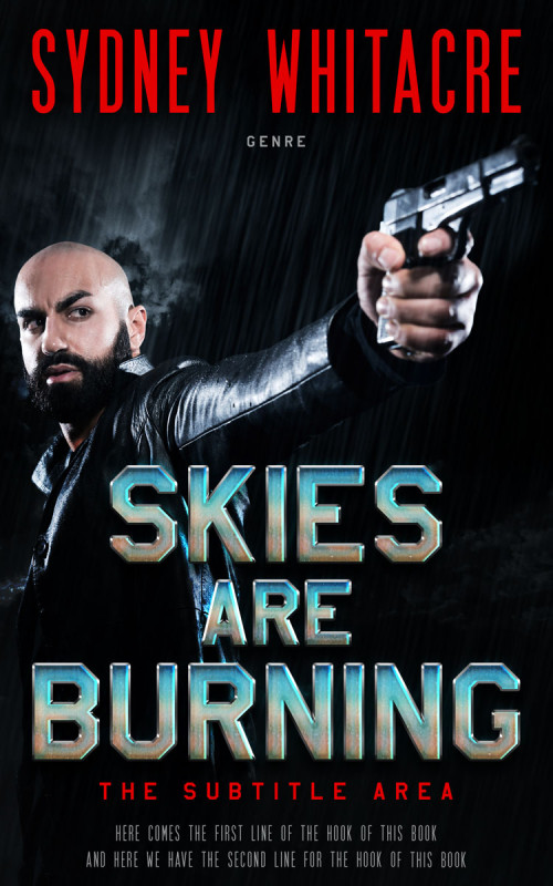 Pre Made Book Cover Brandy Rose