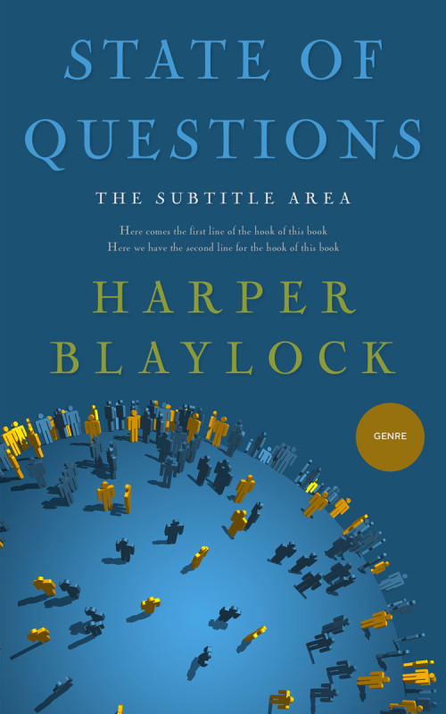 Pre Made Book Cover Blumine