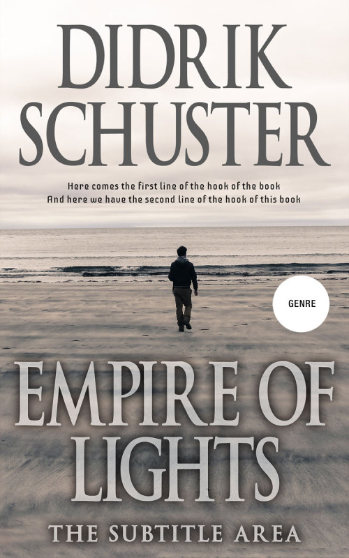 Pre Made Book Cover Swirl