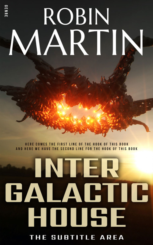 Pre Made Book Cover Tumbleweed