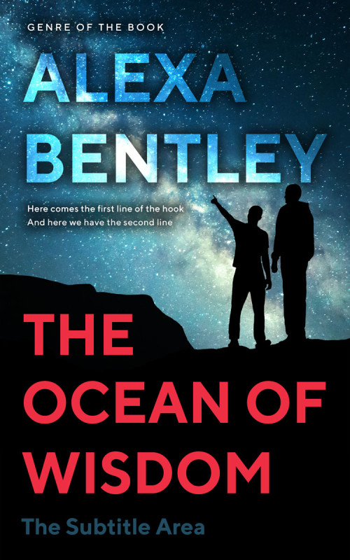 Pre Made Book Cover Puce