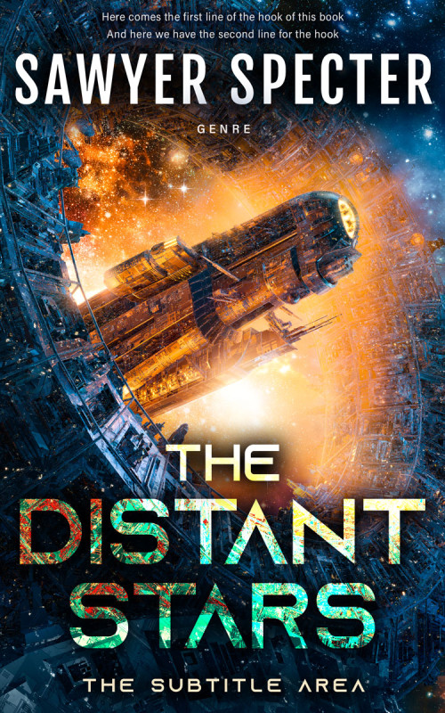 Pre Made Book Cover Harvest Gold