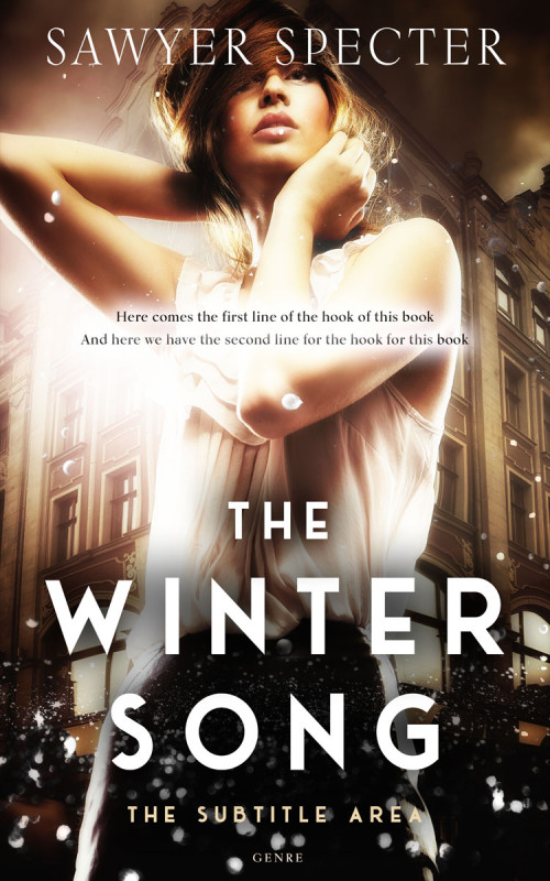 Pre Made Book Cover Double Spanish White