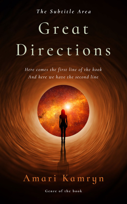 Pre Made Book Cover Copper