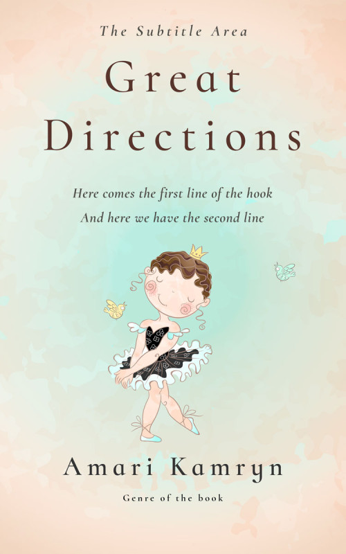 Pre Made Book Cover Periglacial Blue