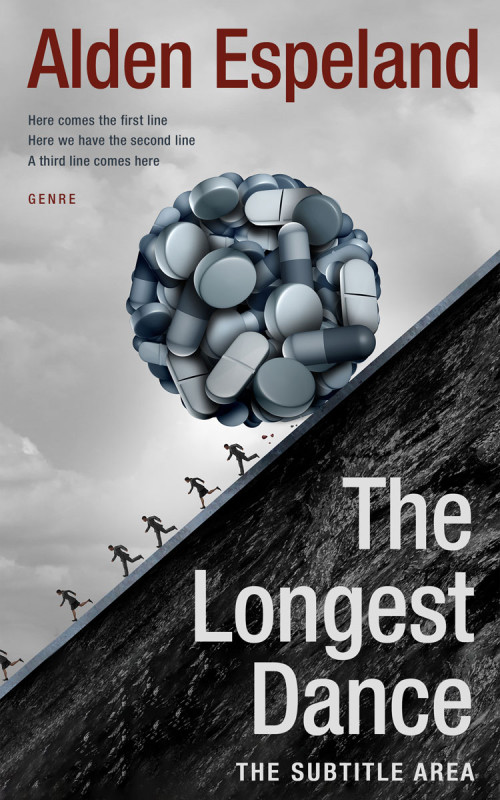 Pre Made Book Cover Silver Sand