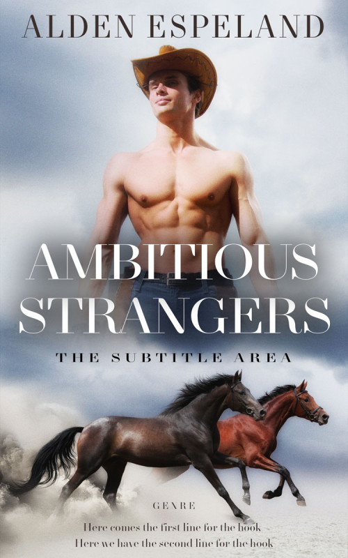 Pre Made Book Cover French Gray