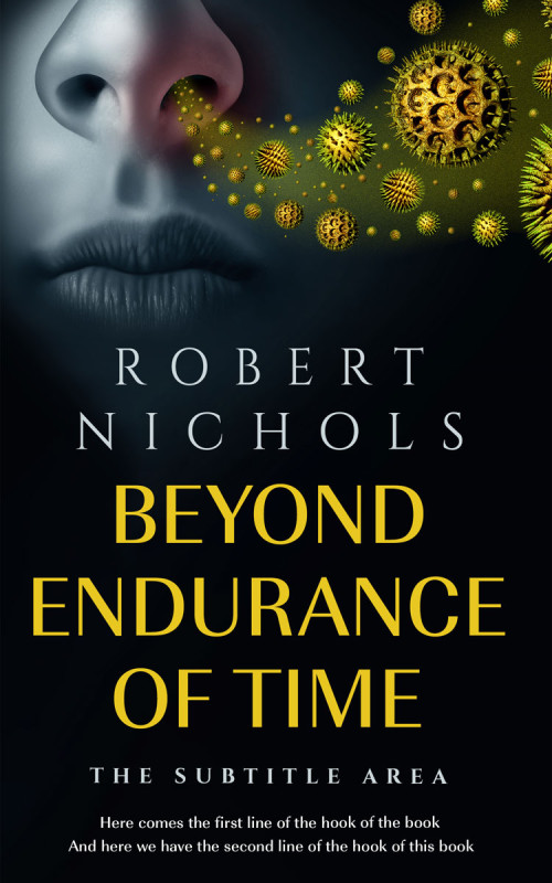 Pre Made Book Cover Black