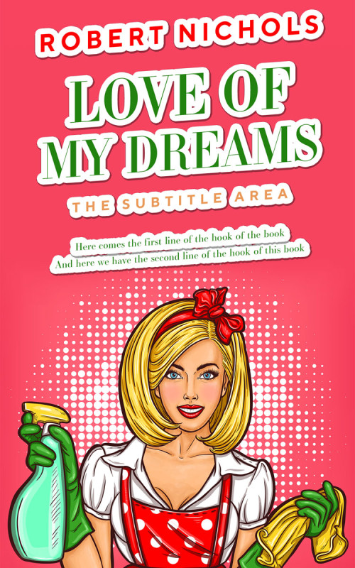 Pre Made Book Cover Carnation