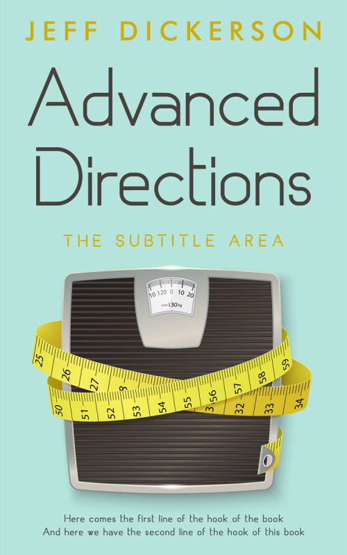 Pre Made Book Cover Aqua Island