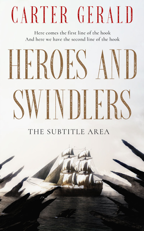 Pre Made Book Cover Cod Gray