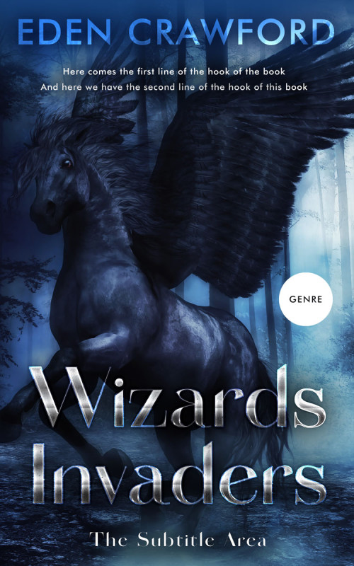 Pre Made Book Cover Mirage