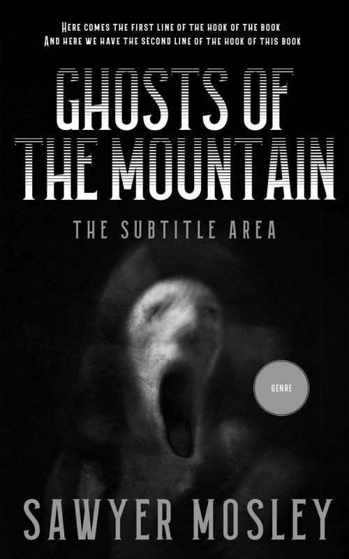 Pre Made Book Cover Cod Gray