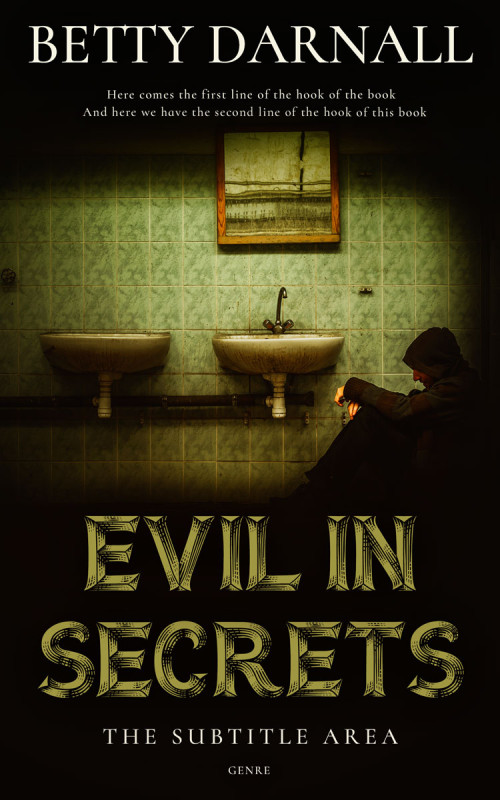 Pre Made Book Cover Green Smoke