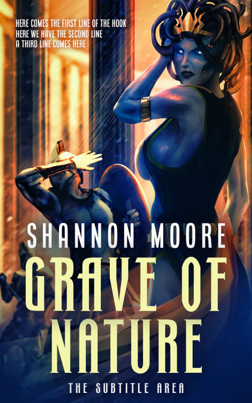 Pre Made Book Cover Harvest Gold