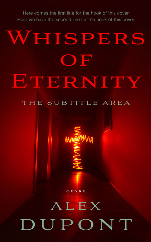 Pre Made Book Cover Sepia Black