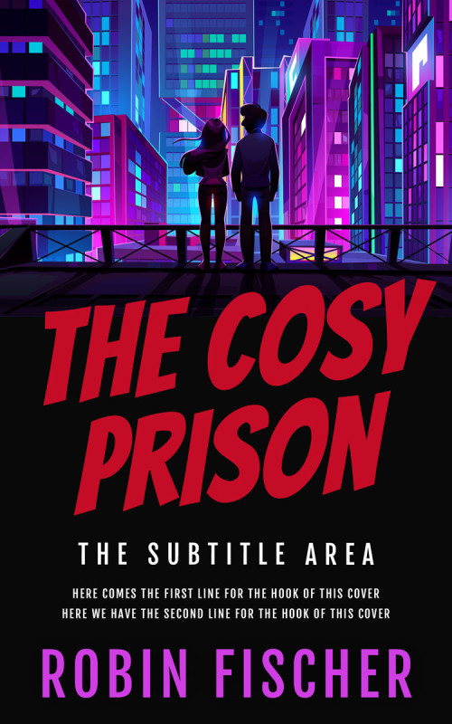 Pre Made Book Cover Maroon Flush