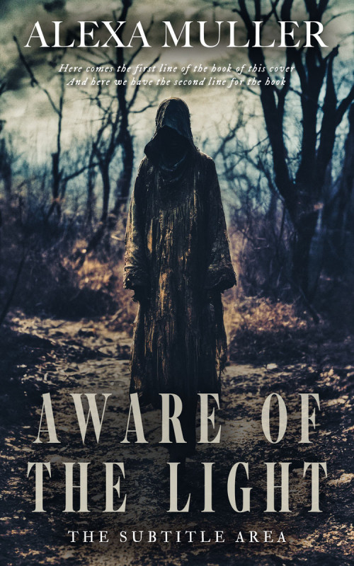 Pre Made Book Cover Ebony Clay