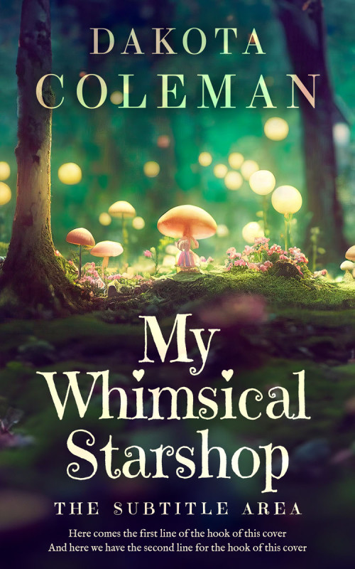 Pre Made Book Cover Outer Space