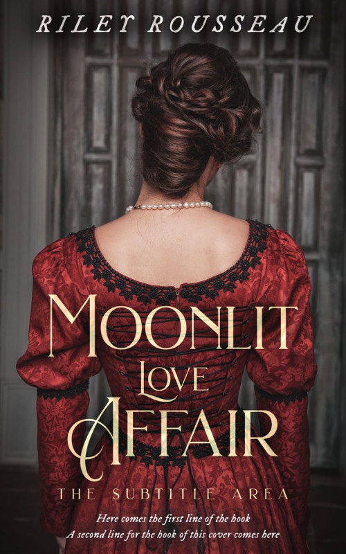 Pre Made Book Cover Woody Brown