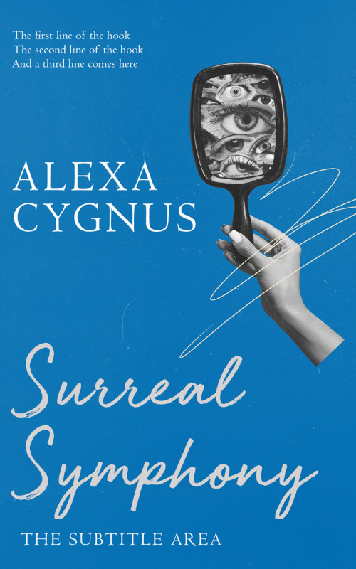 Pre Made Book Cover Denim