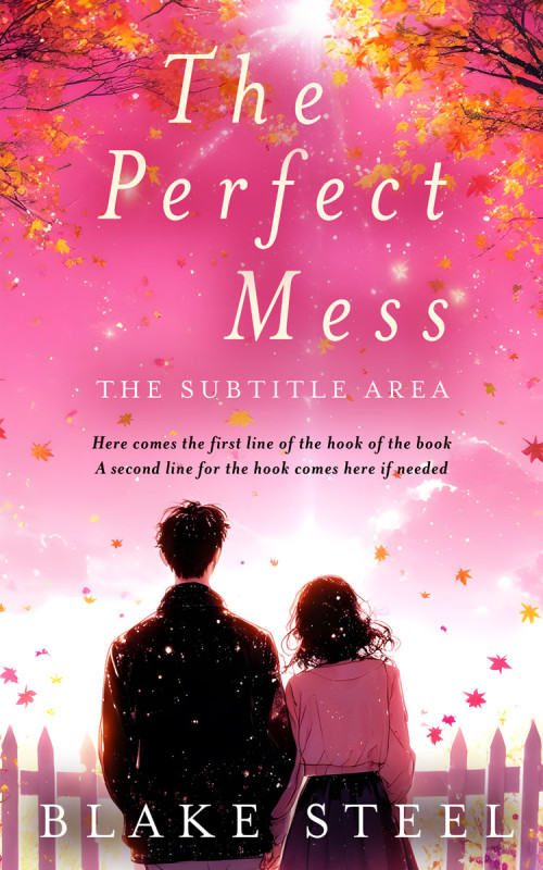 Pre Made Book Cover Deep Blush