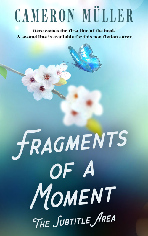 Pre Made Book Cover Jagged Ice