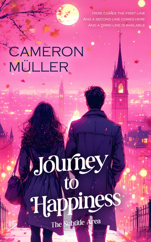 Pre Made Book Cover Valentino