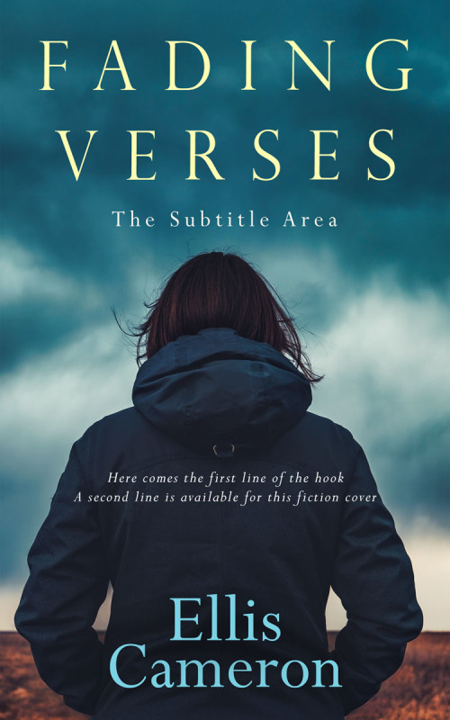 Pre Made Book Cover Blue Dianne