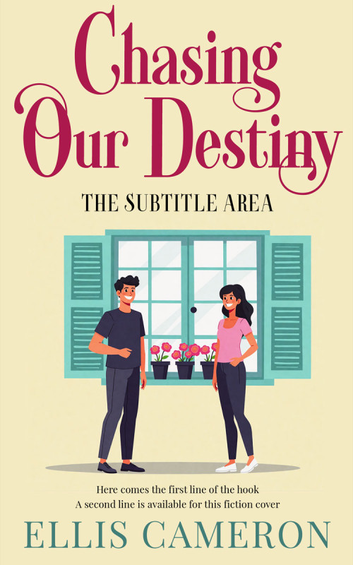 Pre Made Book Cover Fall Green