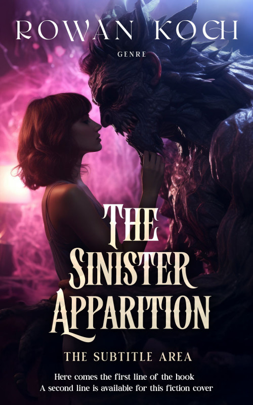 Pre Made Book Cover Can Can