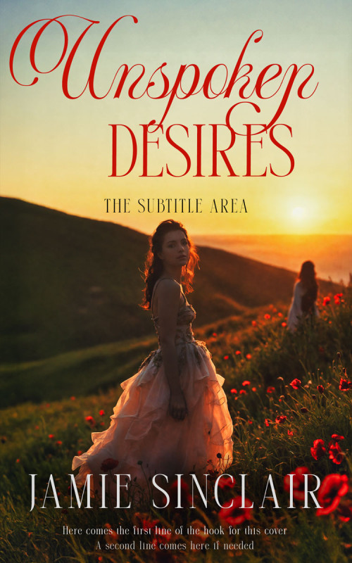 Pre Made Book Cover Calico