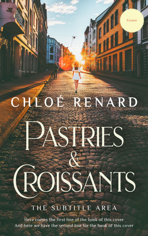 Pre Made Book Cover Cameo