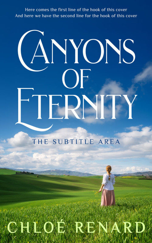 Pre Made Book Cover Chathams Blue