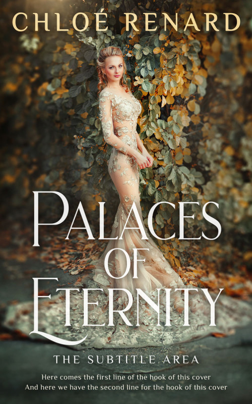 Pre Made Book Cover Taupe