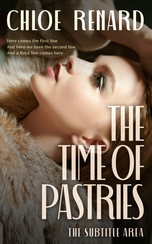 Pre Made Book Cover Bistre