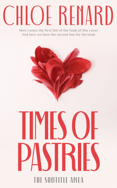 Pre Made Book Cover Persian Red