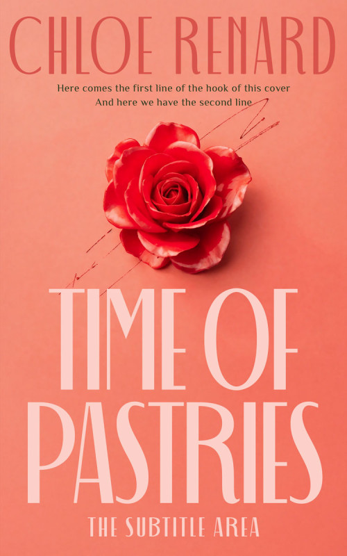 Pre Made Book Cover Apricot