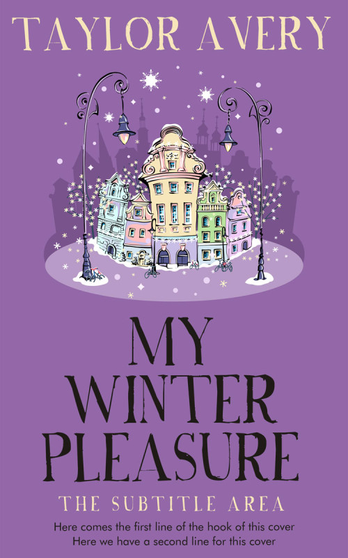 Pre Made Book Cover Trendy Pink