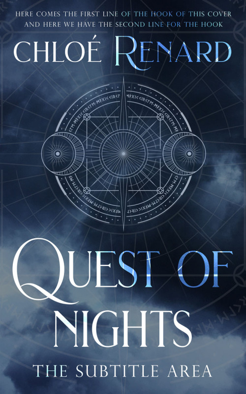 Pre Made Book Cover Cloud Burst