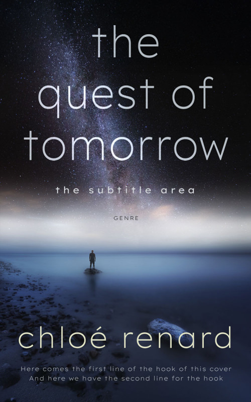 Pre Made Book Cover Steel Gray