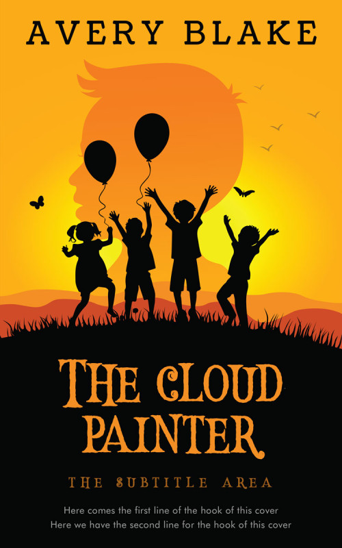 Pre Made Book Cover Buttercup