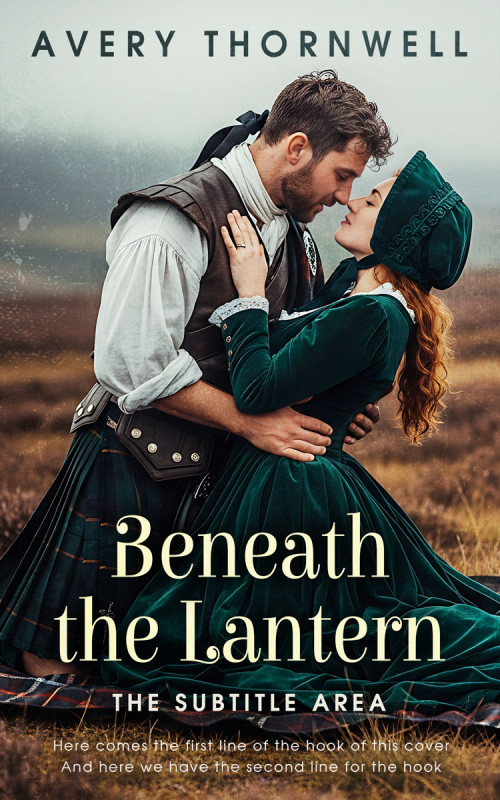 Pre Made Book Cover Moon Mist