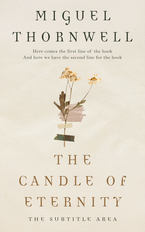 Pre Made Book Cover Pearl Bush